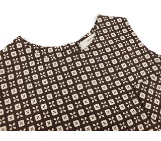 baby top havana - licorice button print│Caramel Baby and Child
